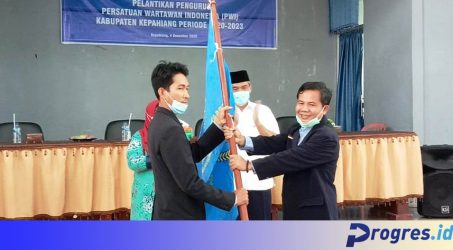 Resmi Dilantik, Mukhtar Amin Ketua Baru PWI Kabupaten Kepahiang