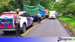 Akses Bengkulu-Kepahiang Macet Lagi, Gegara Truk Trailer Terperosok