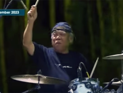 Momen Unik Menteri Basuki Tampil Sebagai Penabuh Drum Bareng Gigi Band, Stiknya Patah