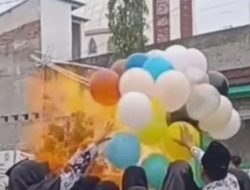 Video Viral Balon Gas Meledak di Perayaan Hari Guru, 10 Guru Terluka