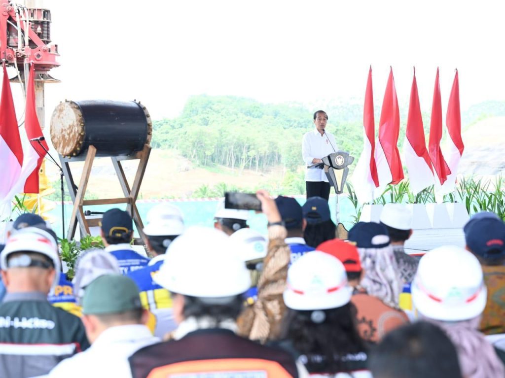 presiden jokowi sambutan usai groundbreaking masjid ikn