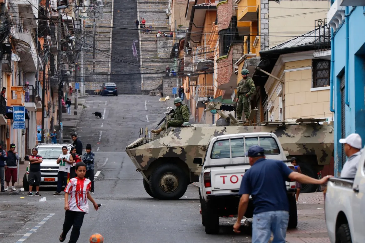 ekuador perang dengan gembong narkoba