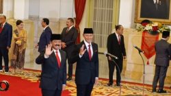 Jokowi Lantik AHY Jadi Menteri ATR/BPN, Hadi Tjahjanto Isi Jabatan Menkopolhukam