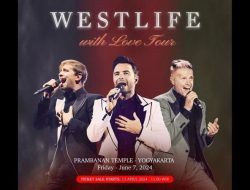 Konser Westlife di Candi Prambanan: Ini Jadwal Pembelian, Harga Tiket dan Link Beli