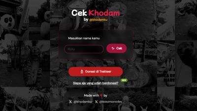 laman situs cek khodam online