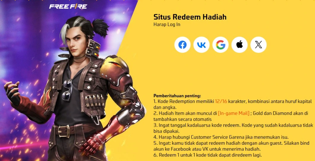 laman redeem ff free fire