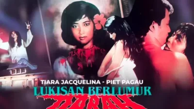 lukisan berlumur darah